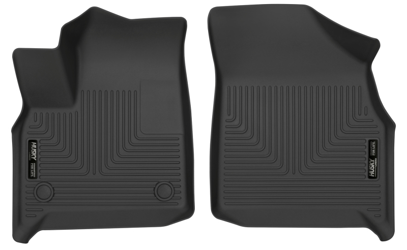 Buick Enclave Floor Mats - Front - Husky Liners - WeatherBeater - Black - `18-`27